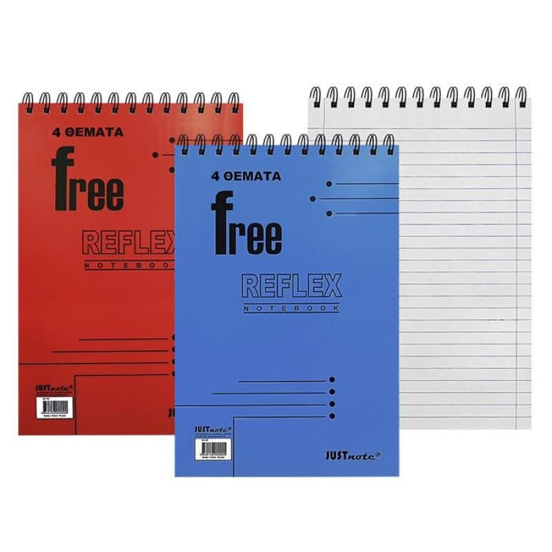 Just Note Σπιραλ Free Reflex 17X25/90Φ 3Θ